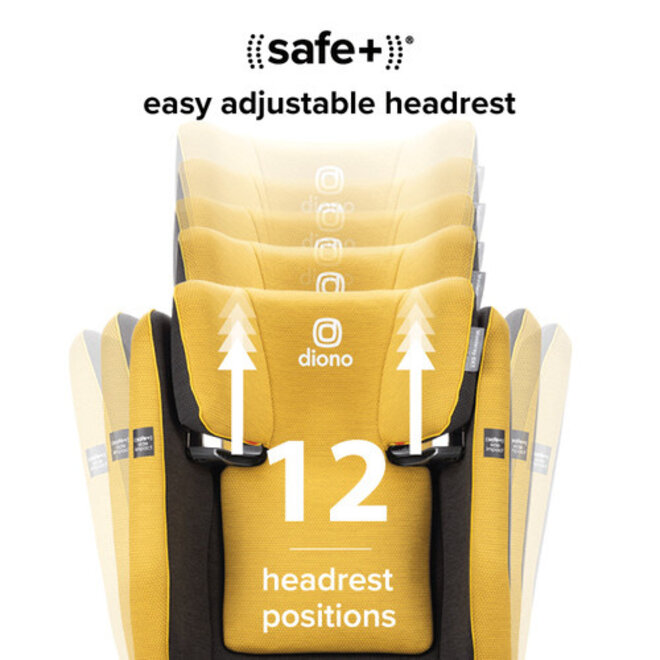 Monterey 6XT SafePlus High-Back Booster - Yellow Mineral