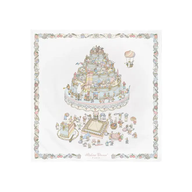 Carré - Le Gateau (100 x 100 cm)