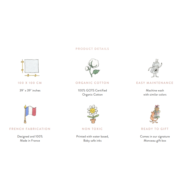 Carré - Sweetie Pie (100 x 100 cm)