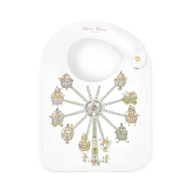 Satin bib - Ferris Wheel