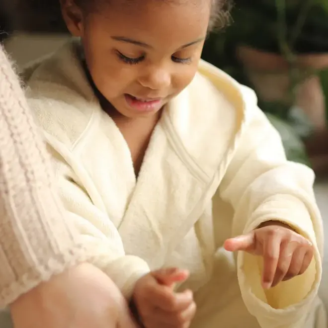 Avery Row - Towelling Robe - Bunny