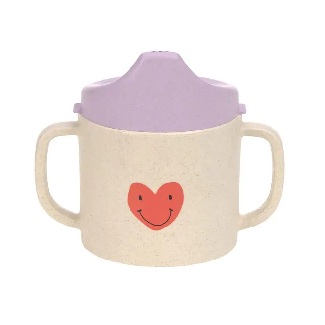 Lassig - Happy Rascals - Sippy Cup Heart Lavender