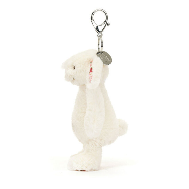 Blossom Cream Bunny 'Berry'Bag Charm