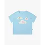Quick Dry Cooling Cotton Raglan Short Sleeve Tee Forget-Me-Not