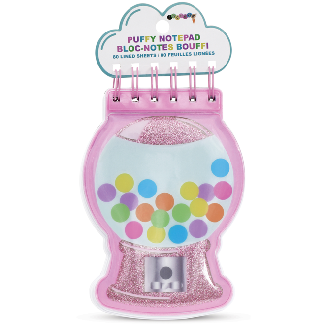 GUMBALL MACHINE PUFFY NOTEBOOK