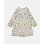 GIRL LS FLOWERS GEORGETTE DRESS