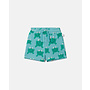 BABY BOY SWEAT SHORTS WITH FROG LOGO DISK PRINT