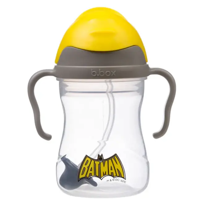 b.box - Sippy Straw Cup 240ml - Batman