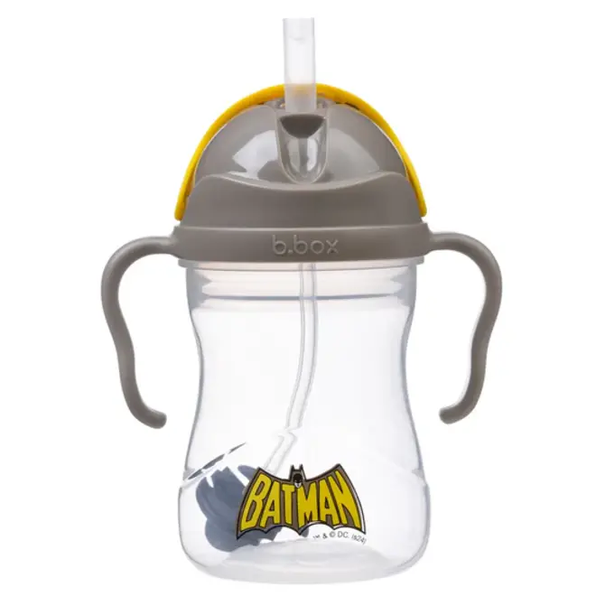 b.box - Sippy Straw Cup 240ml - Batman