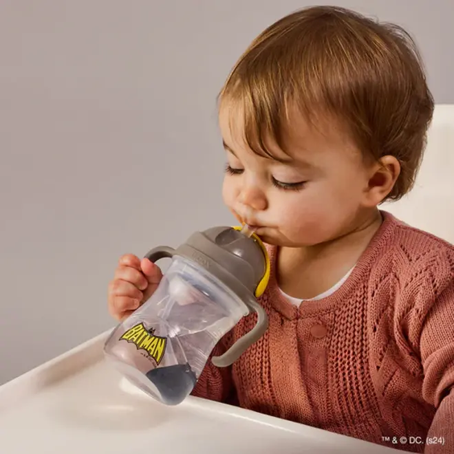 b.box - Sippy Straw Cup 240ml - Batman
