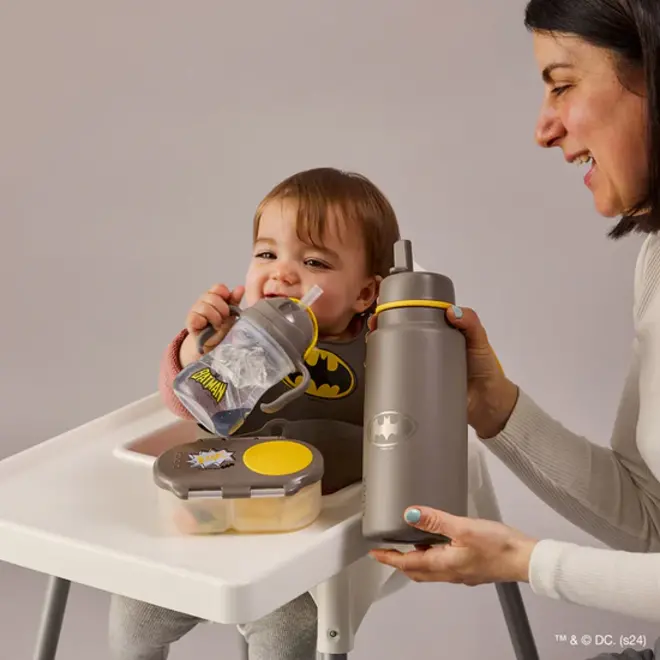 b.box - Sippy Straw Cup 240ml - Batman