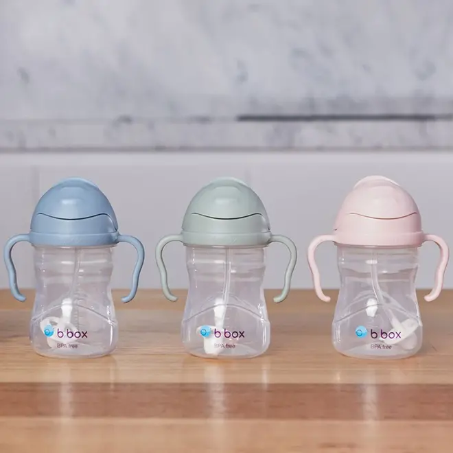 b.box - Sippy Straw Cup 240ml - Blush
