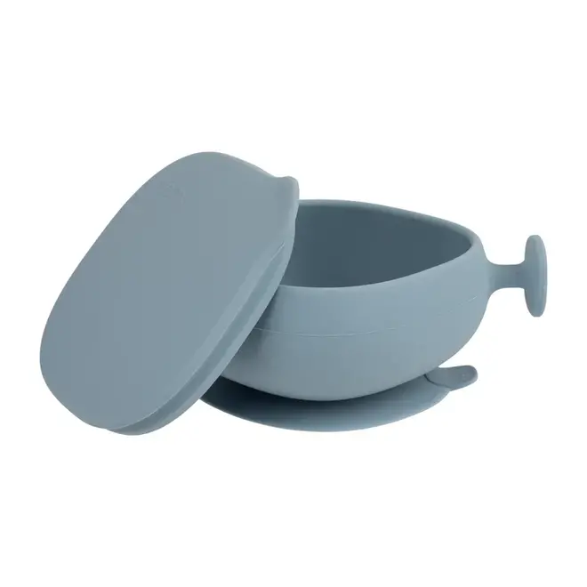 b.box - Silicone Bowl + Lid - Ocean
