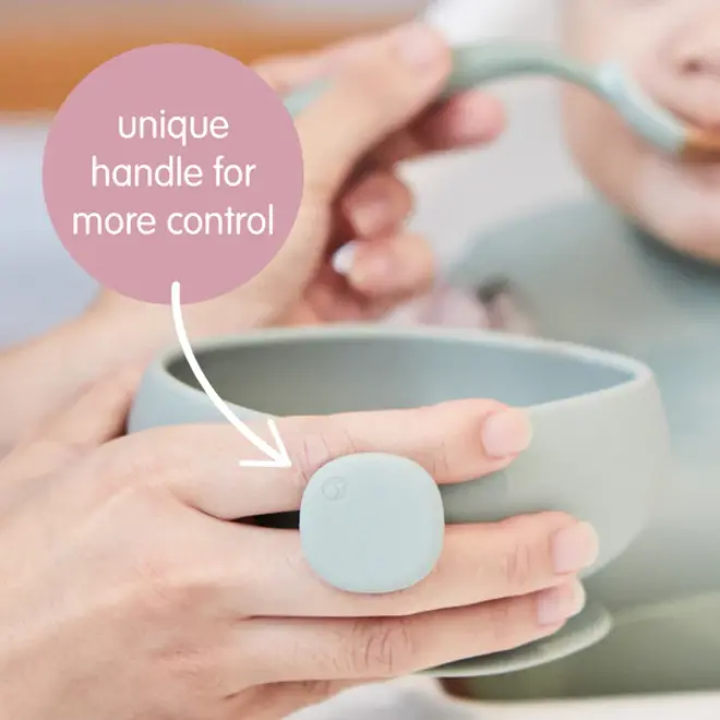 b.box - Silicone Bowl + Lid - Blush