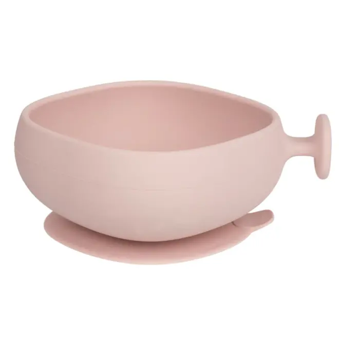 b.box - Silicone Bowl + Lid - Blush