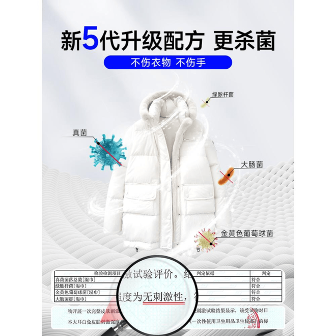 Deeyeo Down Jacket Cleaning Wet Wipes Non Washable And Staining Special Dry Cleaning Wipes 10 Pieces * 1 Pack