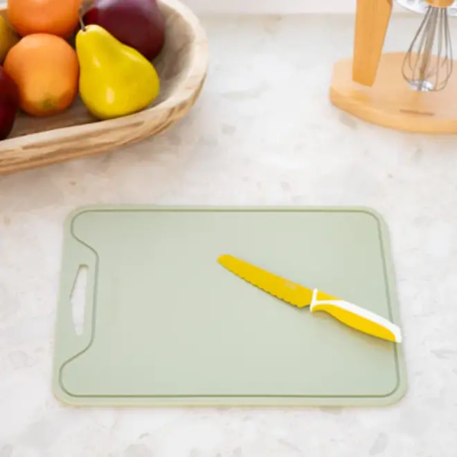 Kiddikutter Silicone Cutting Board - Sage