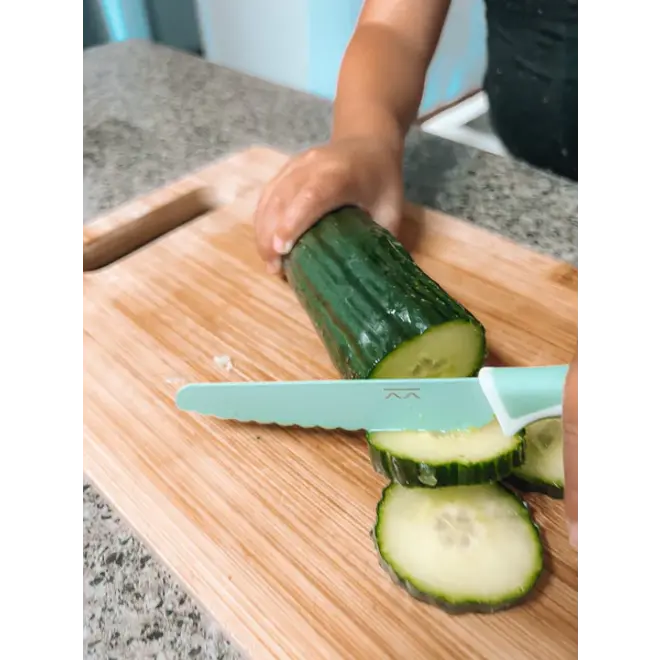 Kiddikutter Child Safe Knife Sea Green