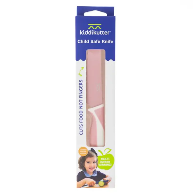 Kiddikutter Child Safe Knife Pink Blush