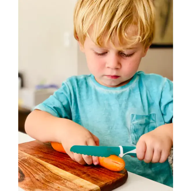 Kiddikutter Child Safe Knife Green
