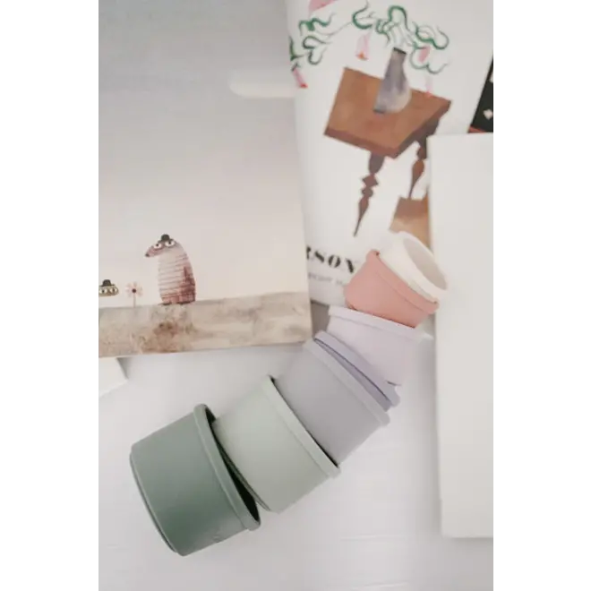noüka Stacking Cups-Bloom Set