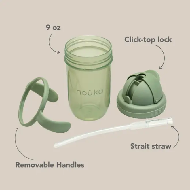 noüka Straight Straw Replacement and Cleaning Brush for Straight Straw Cup