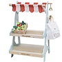 Wooden Market Stall & Fruit Play Food Crate - Le Toy Van