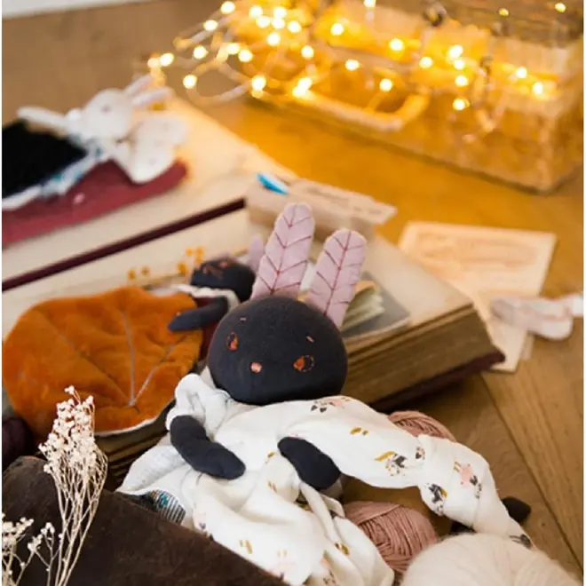 Apres la pluie - Lune the Rabbit Soft Toy 29cm - Moulin Roty