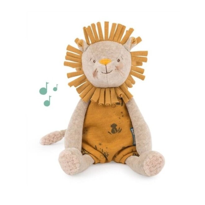 Sous Mon Baobab - Paprika Lion in Box 39cm - Moulin Roty