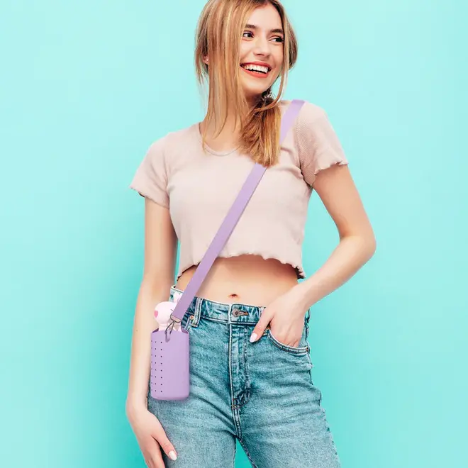 ASOBU BESTIE POUCH - PURPLE BLUE
