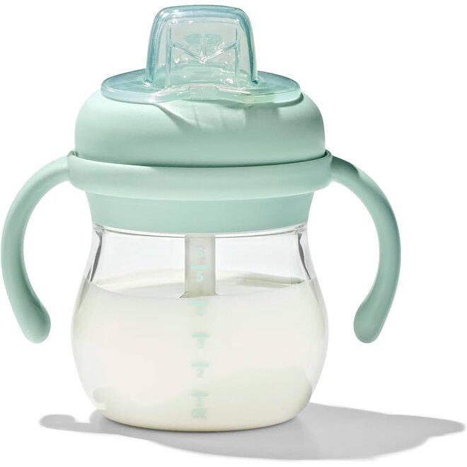 TRANSITIONS SOFT SPOUT SIPPY CUP WITH REMOVABLE HANDLES - 6oz - OPAL