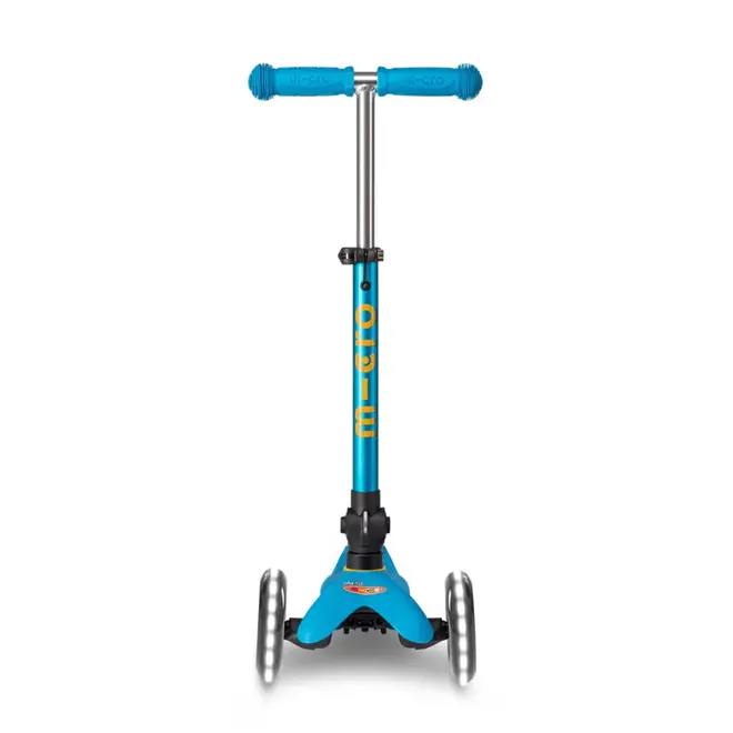 Micro Mini Foldable LED Scooter Ocean Blue