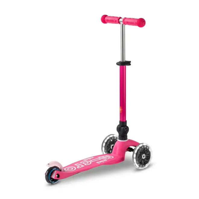 Micro Mini Foldable LED Scooter Pink