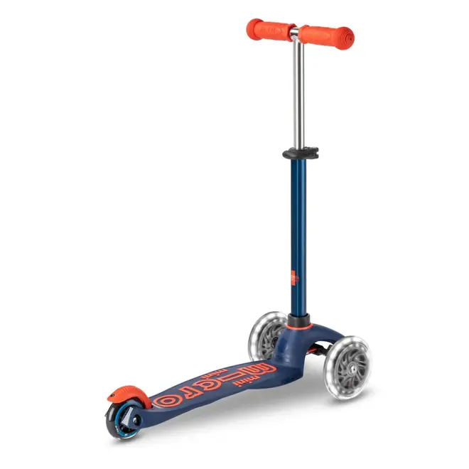 Micro Mini Foldable LED Scooter Navy