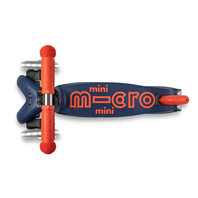 Micro Mini Foldable LED Scooter Navy