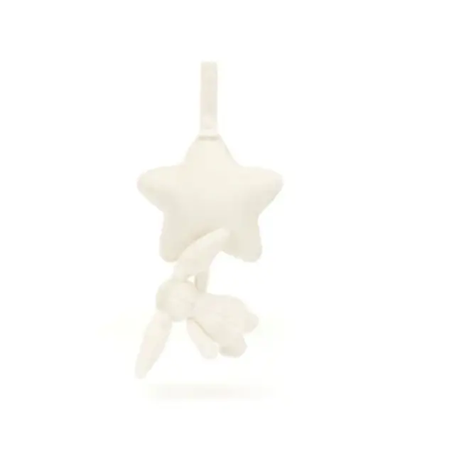 Bashful Cream Bunny Musical Pull