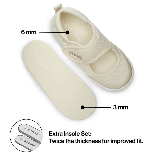 Stonz Cruiser Mary Jane Toddler Ivory