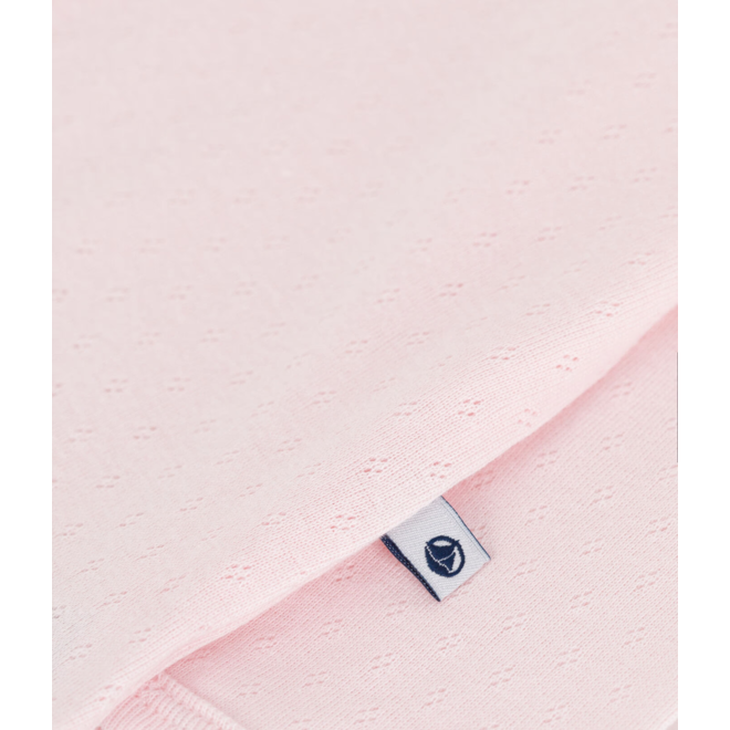 Babies' footless cotton pyjamas with a Peter Pan collar