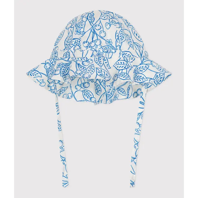 Baby girls' printed poplin floppy hat