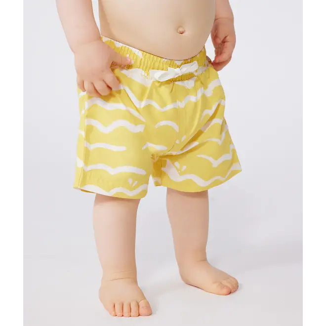Babies' shark print swim shorts