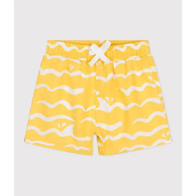 Babies' shark print swim shorts