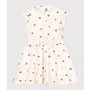 Children's sleeveless heart-print cotton dress