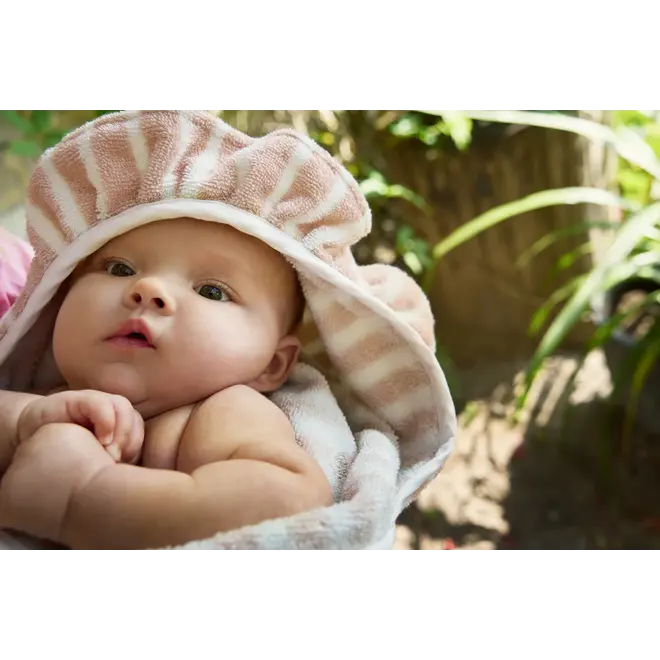 Elodie Details - Hooded Towel - Candy Stripes