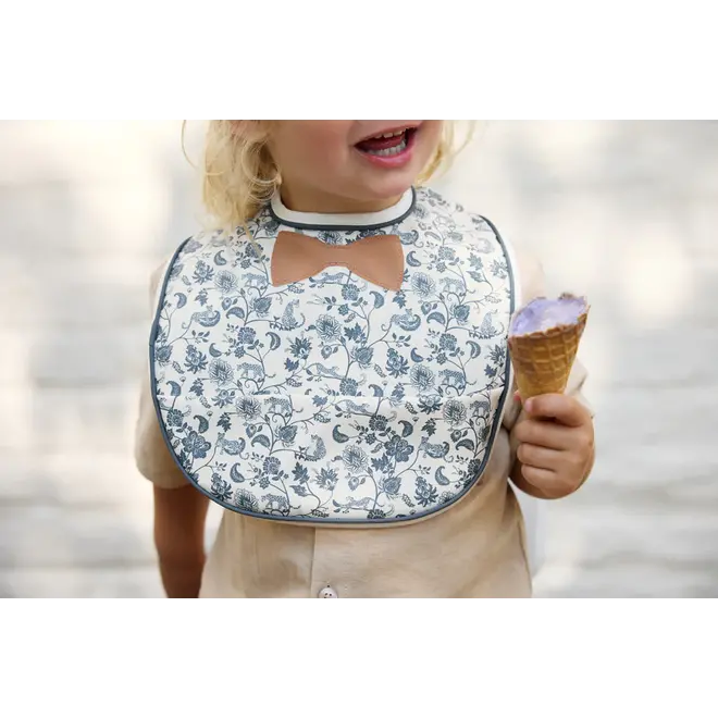 Elodie Details - Baby Bib - Garden Leo Toile Bow