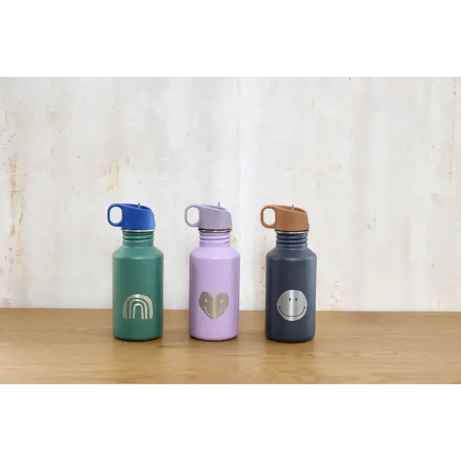 Lassig - Little Gang - Bottle Stainless Steel - Rainbow green