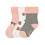 Lassig - Terry Socks GOTS 3 pcs - Cherry peach