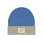 Lassig - Little Gang - Beanie GOTS - Blue/light khaki