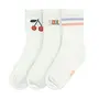 Lassig - Little Fruits - Tennis Socks 3 pcs GOTS - Cherry