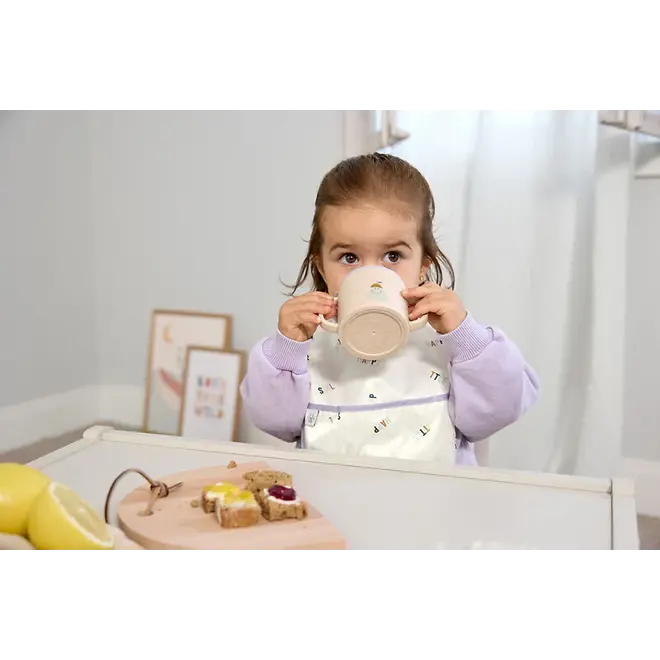 Lassig - Happy Fruits - Lightweight Bib 2 pcs - Lemon