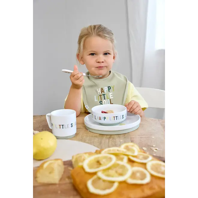 Lassig - Happy Fruits - Value Pack Bib (5 pcs) - Lemon
